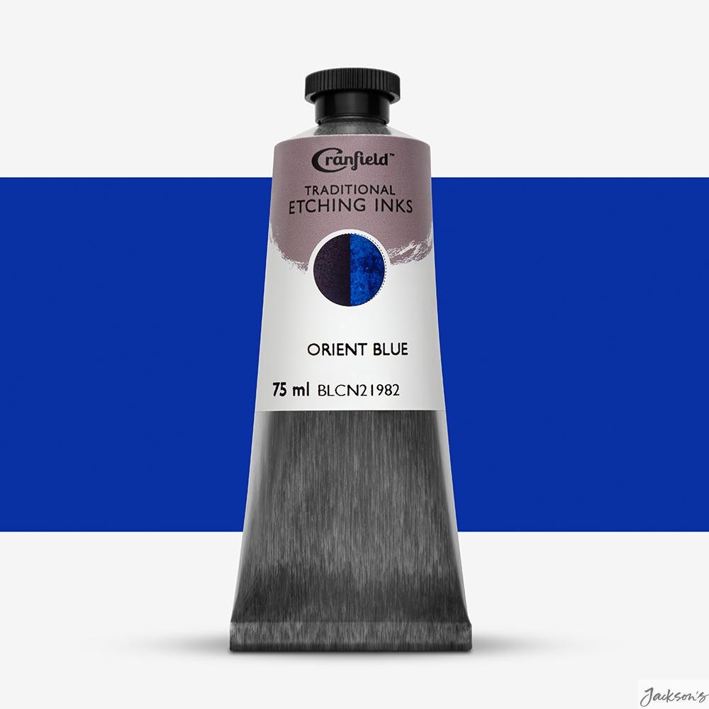 Cranfield Traditional Etching Ink Oil Based 75ml Orient Blue Intaglio Printing