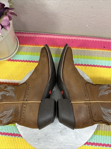 Justin Boots L2723 Heritage Granero Marrón Western Botas Vaqueras Mujer’s Talla 7.5 B - Imagen 10 de 13