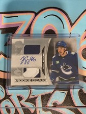 Andrei Kuzmenko 09/25 Autographed Rookie Gear 2022-23 Upper Deck The Cup (CH)
