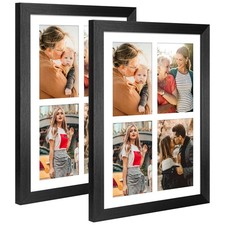 9x13 Collage frame with 4 Openings 4X6 Pictures, Multiple Picture Frame with