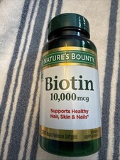 Nature's Bounty Biotin Softgel - 120 Count EXP:1-2028