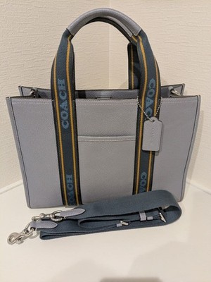 COACH tote bag blue gray FROM JAPAN from Japan