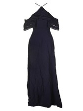 MARE MARE Womens Navy Cold Shoulder Gown Full-Length Evening Dress Size: S