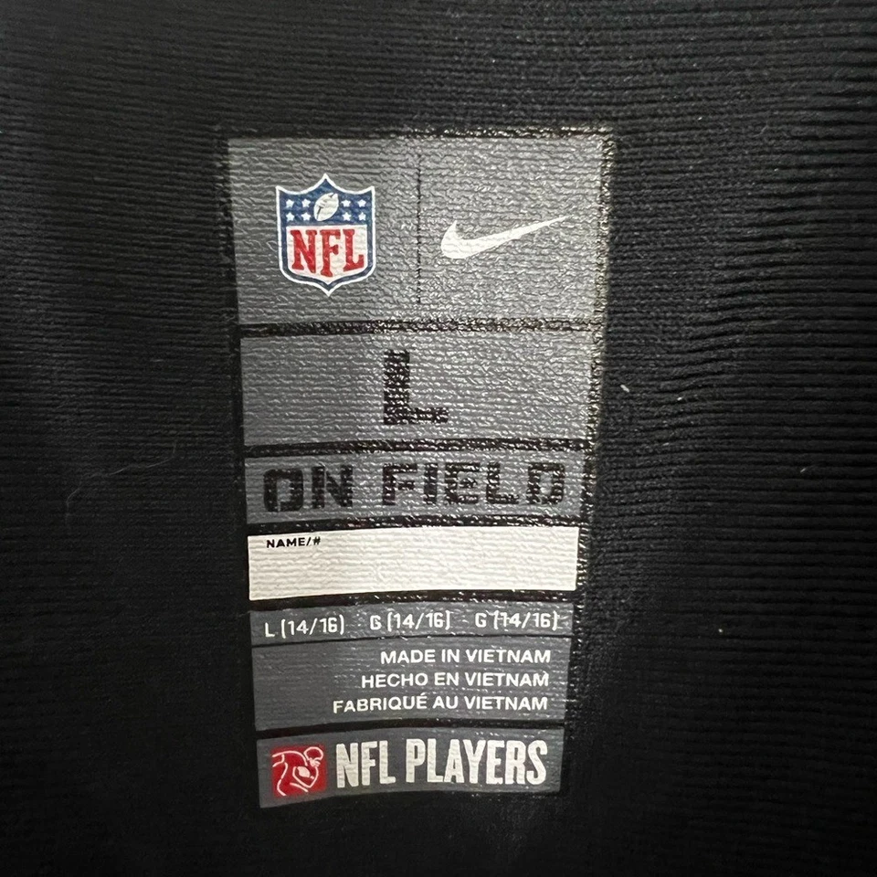 Camiseta NFL Nike Youth Grande Kamara New Orleans Saints preta e dourada - Imagem 2 de 4