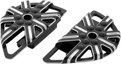 AN 10G Adj Passenger Floorboards Machined Pair Harley Softail Springer 00-06