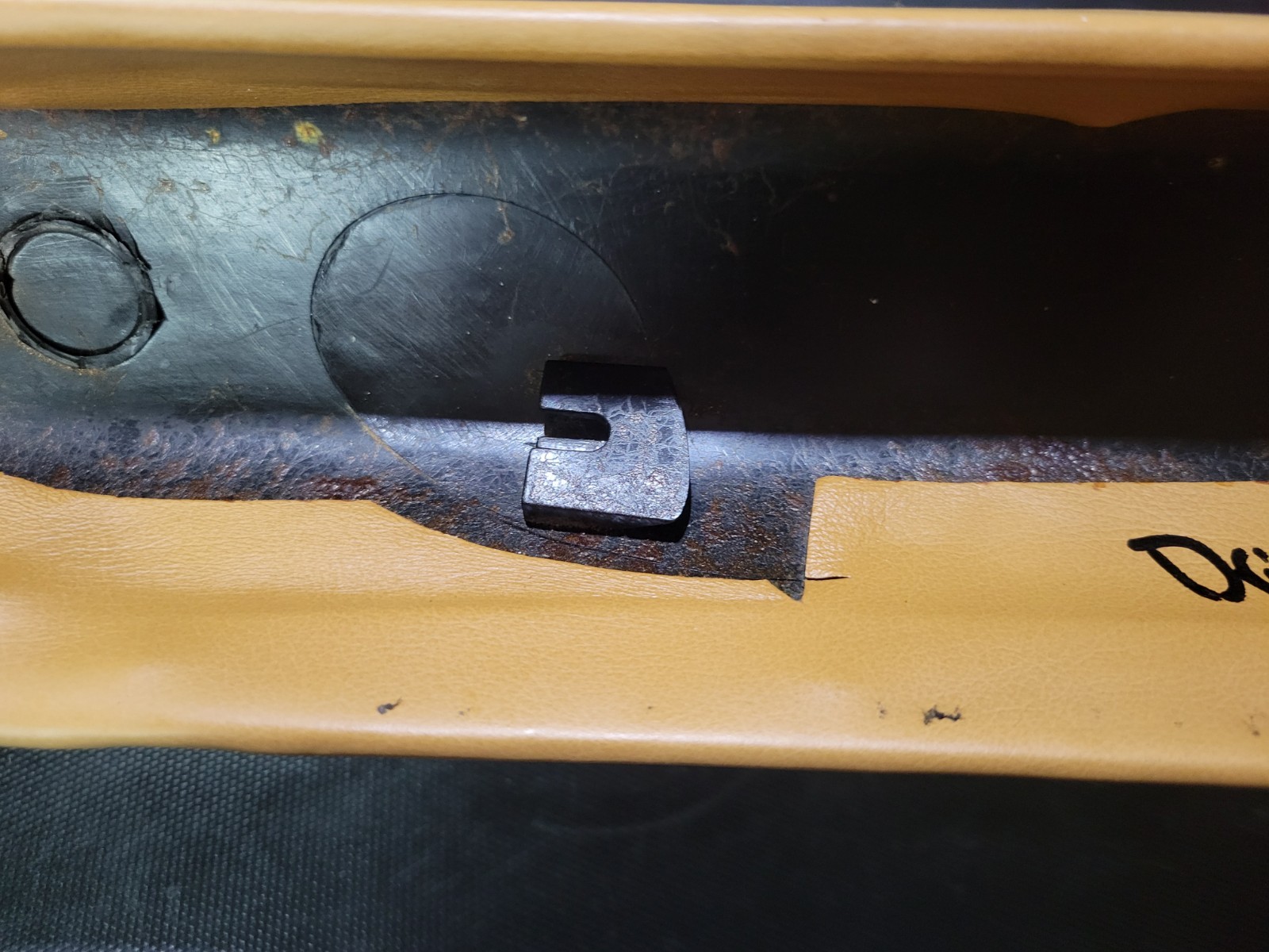 Driver Left Front A-Pillar A Pillar Leather Tan ginger Chrysler TC Maserati Oem