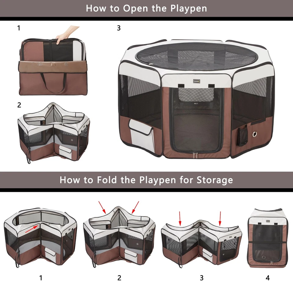 Plumas portátiles para perros DONORO para perros/gato/conejo/pollitos, gato Foto 3 de 4