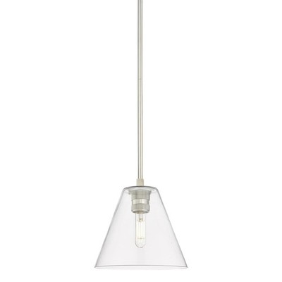 Innovations Lighting 434-1S-8-8 Crown Point Pendant Cone Crown - Nickel