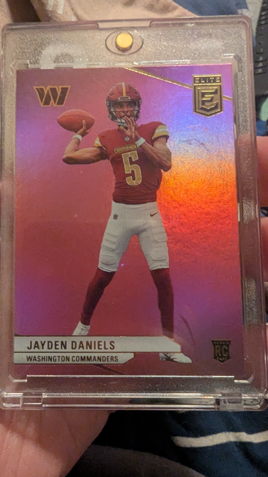 2024 Panini Donruss Elite - Rookies Jayden Daniels #165 Pink (RC) jd5