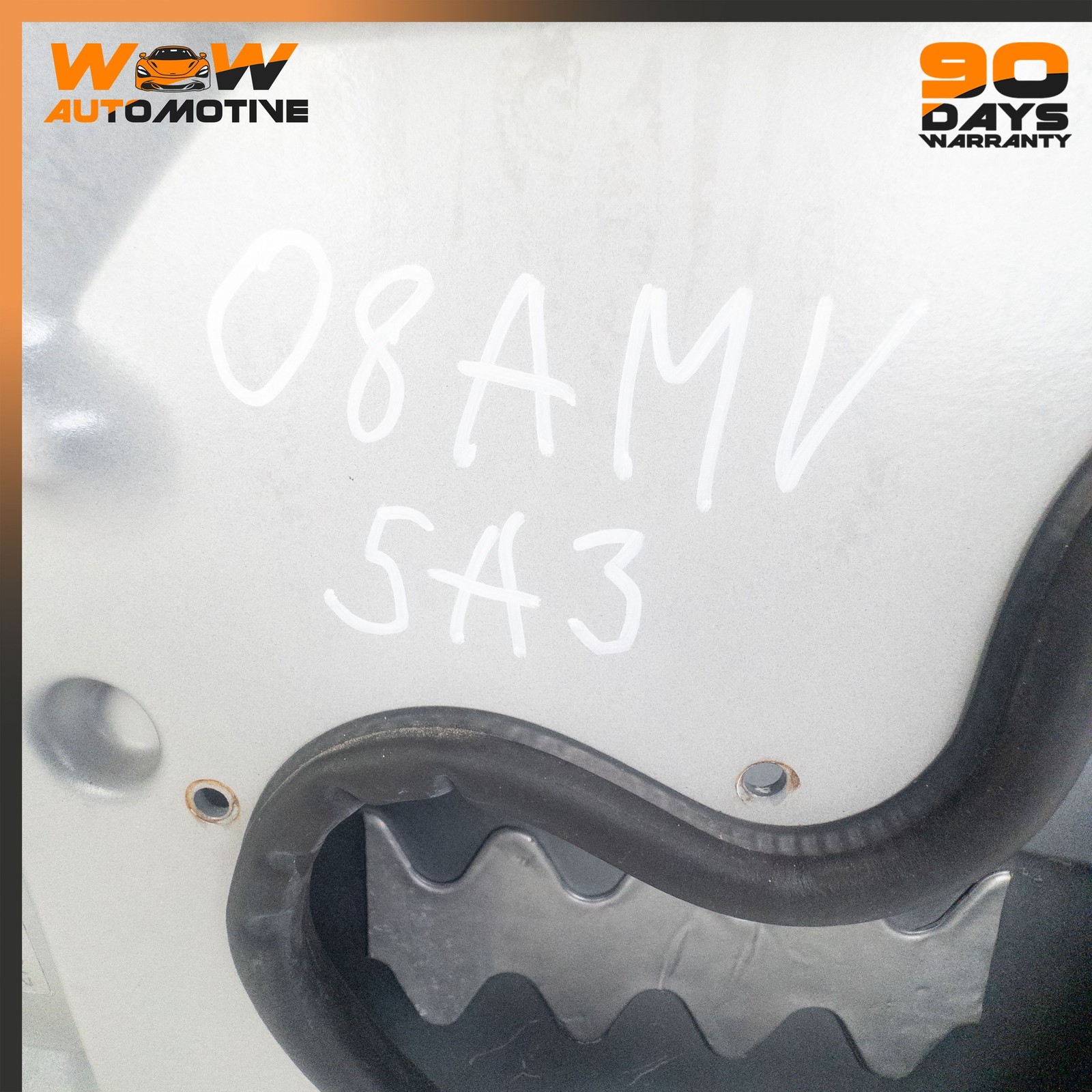 06-16 ASTON MARTIN V8 VANTAGE  LEFT DRIVER SIDE DOOR SHELL PANEL BLACK OEM