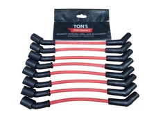 Red 8.5mm 11" Spark Plug Wire Set GM TRUCKS Ton's LS High Performance 135 Degree