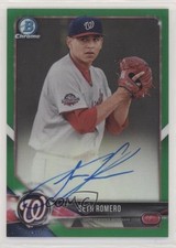 2018 Bowman Chrome Prospect Green Refractor /99 Seth Romero #CPA-SR Auto 02jh