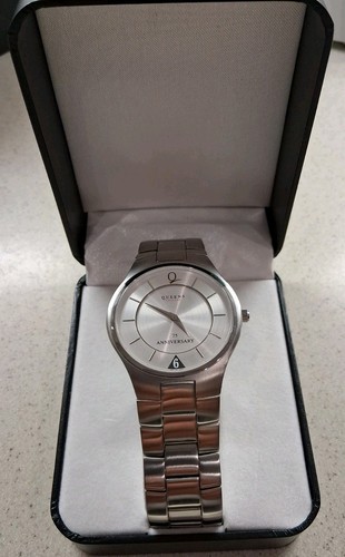 Orologio Quarzo Uomo Queens College 75° Anniversario Acciaio Inox - NUOVO💥 - Foto 2 di 9