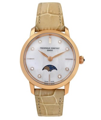 Frederique Constant Ultra Slim FC-206MPWD1S9 MOP Dial 29 Gr 18k Gold 30MM Ladies