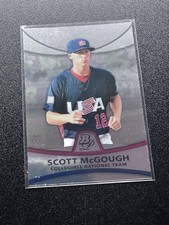 Scott McGough 2010 Bowman Platinum Team USA PP41
