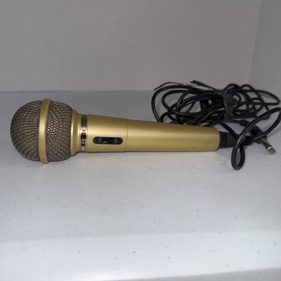 Philips IMP-600 Professional Dynamic Microphone Gold color used  