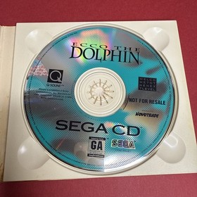 *Ecco the Dolphin ONLY* + Sega Arcade Classics Not For Resale Sega CD UNTESTED