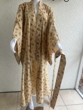 Vintage Silk Kimono Robe Japanese Style Wrap Robe One size As Is