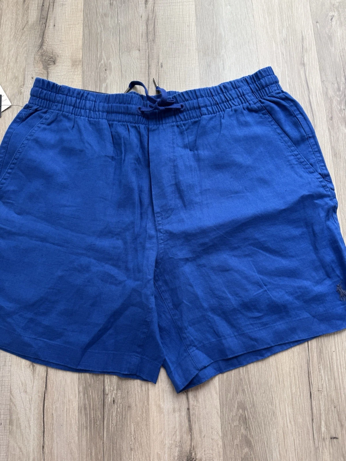 New Polo Ralph Lauren 15cm Prepster Linen Blue Size L Short Newport
Opens in a new window or tab