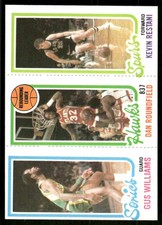 1980-81 Topps Gus Williams / Dan Roundfield / Kevin Restani TL #20 / 211 / 233