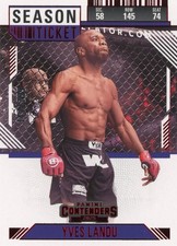 PANINI 2025 PFL CONTENDERS YVES LANDU #65 147/299 SEASON TICKET RED PARALLEL