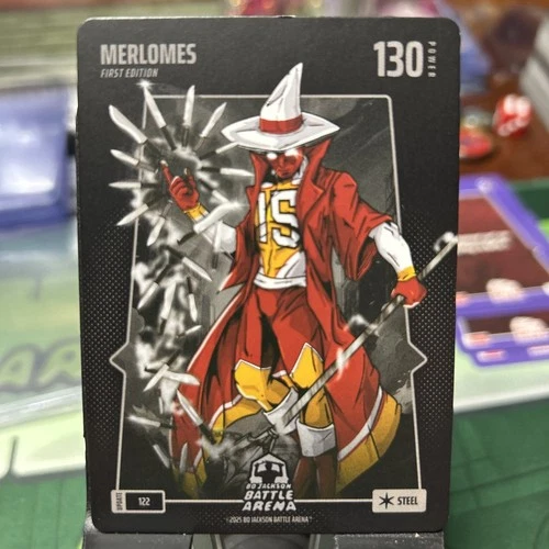 2025 Bo Jackson Battle Arena Update STEEL NON FOIL #122 MERLOMES Patrick Mahomes