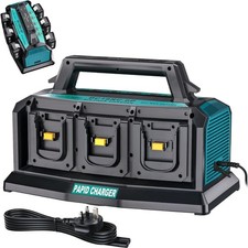 Image of 6-Ports Super Simultaneous Charger Rapid Charger Station for Makita 18V Battery