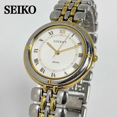 SEIKO Lucent 7N0106060 Watch Quartz Stainless Steel Timepiece Wristwatch