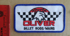 Oliver Billet Rods Mains Uniform Patch - New Vintage - Original - Oil Gas Oliver Billet Rods Mains Uniform Patch - New Vintage - Original - Oil Gas