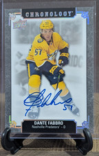 2019-20 DANTE FABBRO Upper Deck Chronology Auto FH-NA-DF