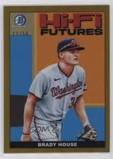 2022 Bowman Hi-Fi Futures Gold Refractor 12/50 Brady House #HIFI-21 0p1q