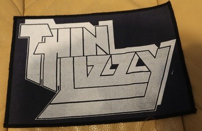 THIN LIZZY 1970's LARGE 10''x7'' ORIGINAL UNUSED CLOTH PATCH IDEAL FOR DENIM JKT