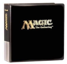 Medium Black Magic the Gathering Display Album with Foil Cover and 3 D Ring