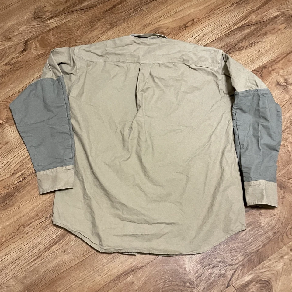 Cabelas Hunting Shirt Brown Men Large Hunter Shooting Shoulder Pad Outdoors Gear - Image 2 of 4