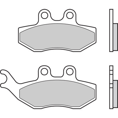 5032 - compatible with MALAGUTI CNK 50 DRAKON 50 2005-2008 BRAKE PADS BREMB