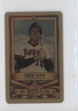 1982 Perma-Graphics/Topps Credit Cards All-Stars Gold Fred Lynn #150-ASA3208