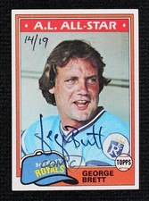 2004 Topps Originals Signature Edition Buyback 14/19 George Brett Auto HOF 4f5