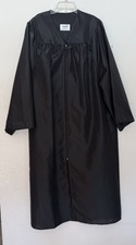 Jostens Academic Collection Graduation Gown Black 100 Polyester Size 5'10"-6'0"