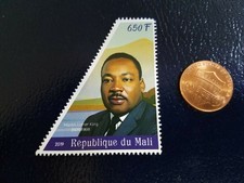 Martin Luther King Jr. American Minister 2019 Republique du Mali Stamp