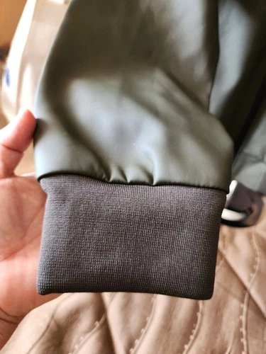 UGG Men's DIEGO RUBBERIZED HOODIE Olive Size Med NWT MSRP $225 image 4