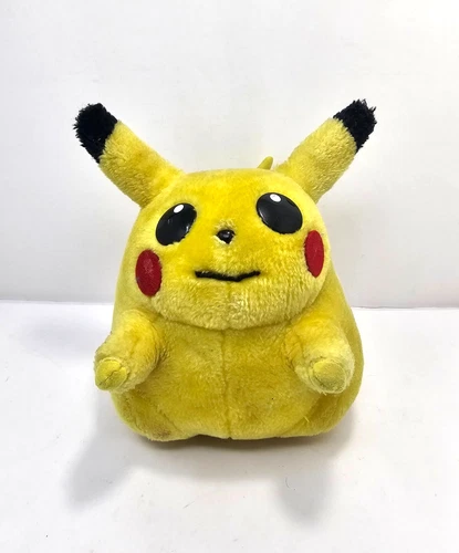 Vintage Pokemon Pikachu 9” Yellow Plush Nintendo Licensed Stuffed Toy 90s
