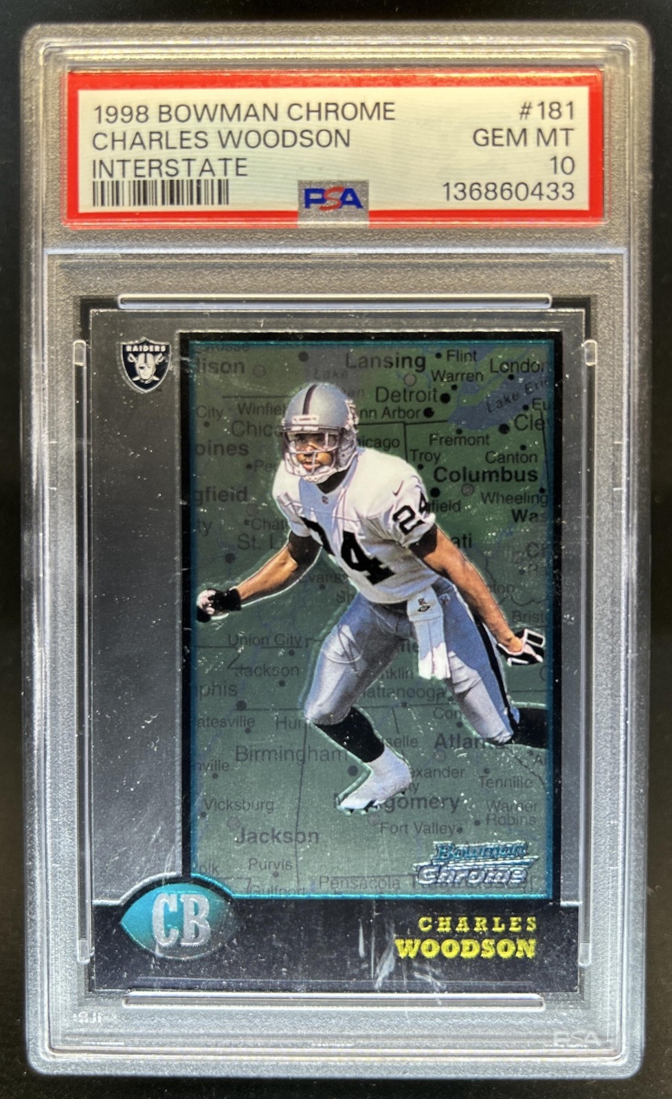 Charles Woodson Bowman Chrome #181 Base