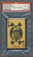 1927 W560 Goose Goslin PSA 4 Washington Senators HOF