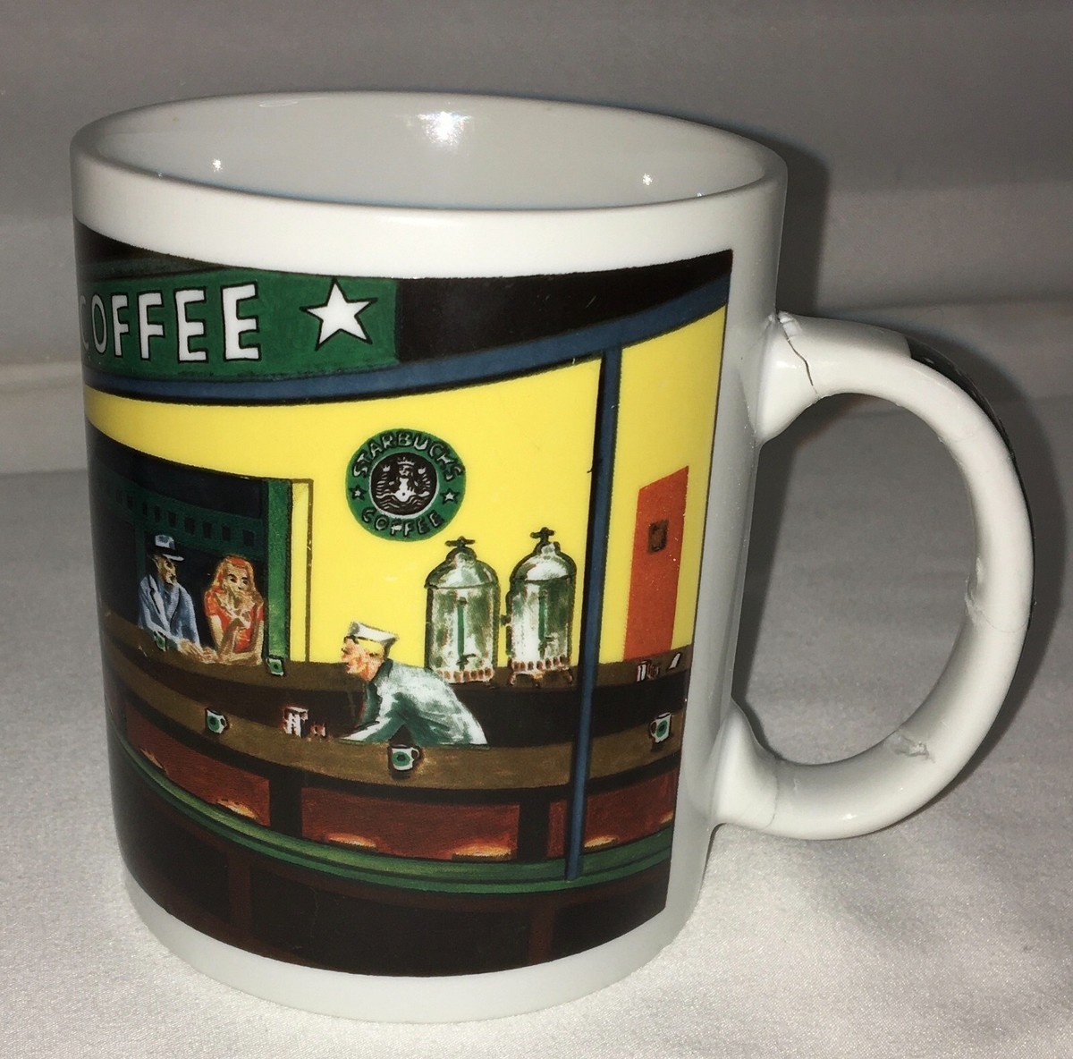 black ceramic starbucks cup Jiu Jitsu Then Coffee Green Starbucks - Black Glossy Mug – Jiu Jitsu Legacy main image 1