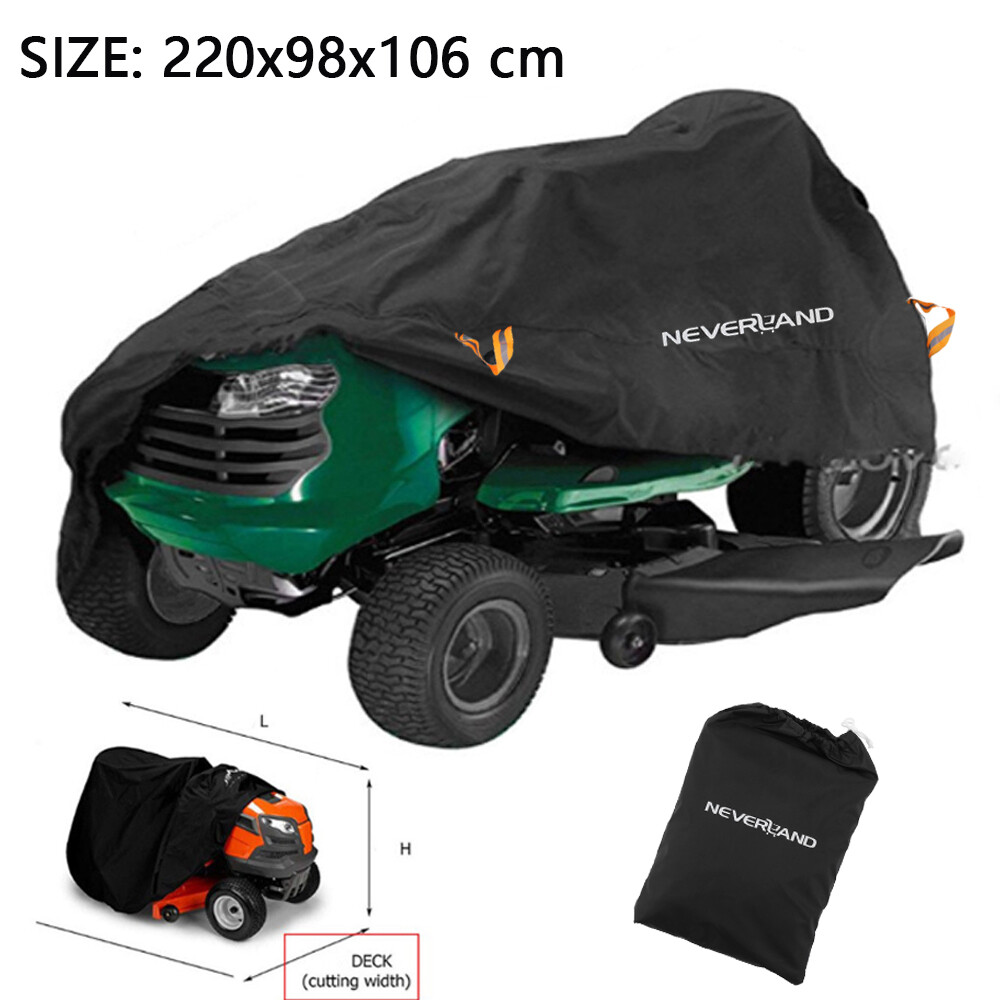 Waterproof Lawn Mower Tractor Cover for UV Sun Dust Rain Snow Protection Anti-Scratch
