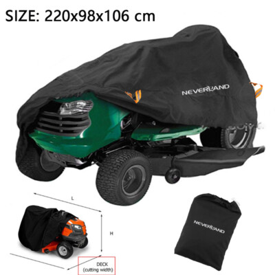 Lawn Mower Tractor Cover Waterproof Outdoor Dust Rain UV Protector Garden Yard