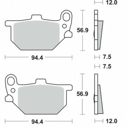Patins De Frein Moto SBS P222CT Pour Yamaha Tricity 300 - Neufs