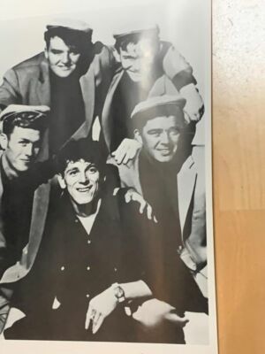 Poster Gene Vincent +The Blue Caps Rockabilly 50er Rock n Roll kunstdruck plakat