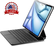 Funda con teclado para iPad Air de 13 pulgadas M3,2025/M2,2024 Negra NEW US