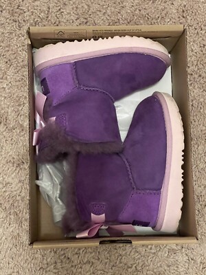 Toddler Ugg Bailey Bow II Violet Bloom Size 6T